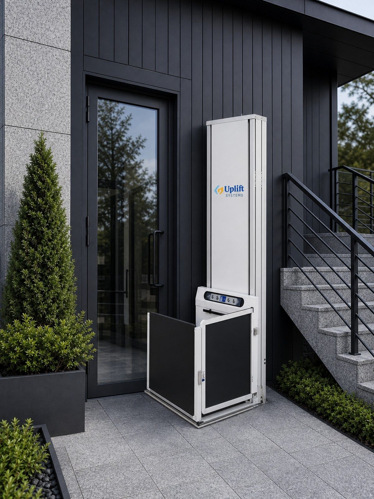 Equipment: Uplift vertical platform lift