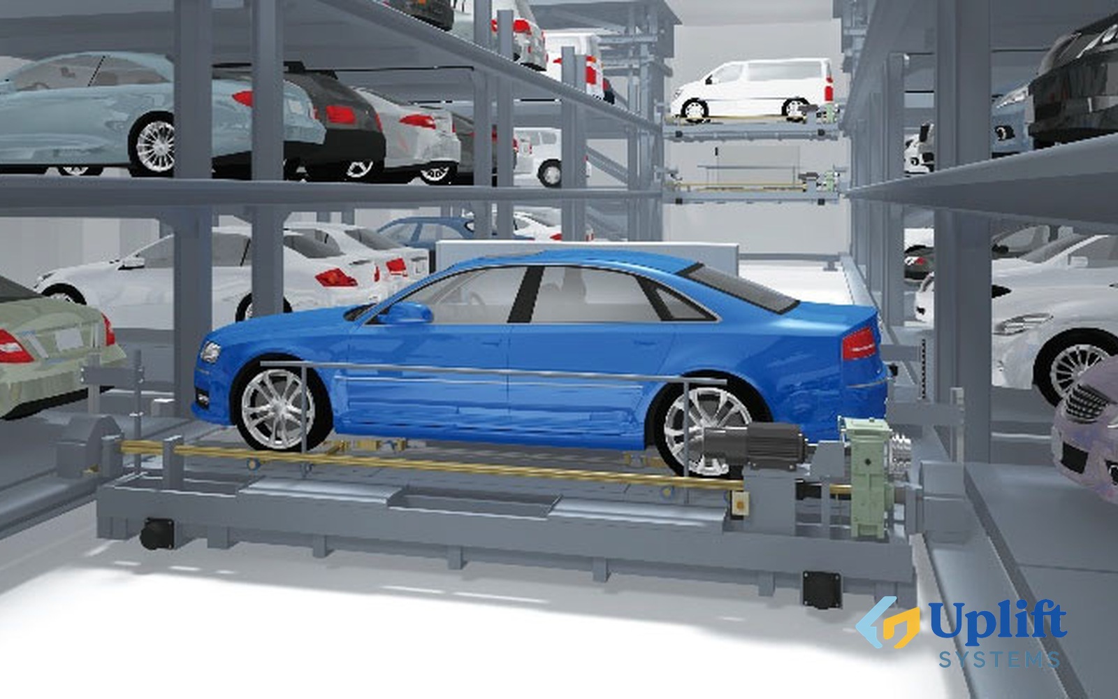 Оборудование: Автоматическая тележечная парковочная система CART TYPE